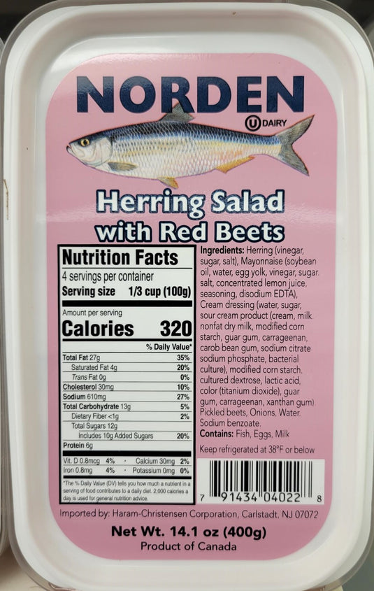 Norden Herring Salad with Red Beets 14.1oz